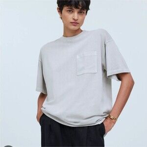 Madewell Garment Dyed Oversized Pocket Tee